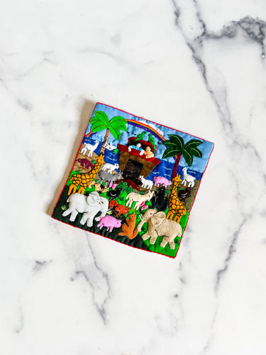 Noah's Ark Fabric Art